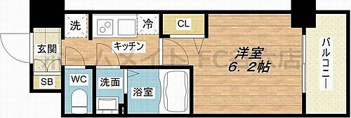 アドバンス大阪セレーノ 8階 1K 賃貸物件詳細