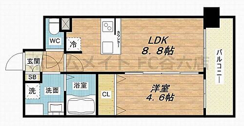 プレサンスＯＳＡＫＡ　ＤＯＭＥＣＩＴＹビーツ 14階 1LDK 賃貸物件詳細
