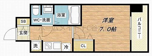 大阪府大阪市中央区森ノ宮中央2丁目 森ノ宮駅 1K マンション 賃貸物件詳細