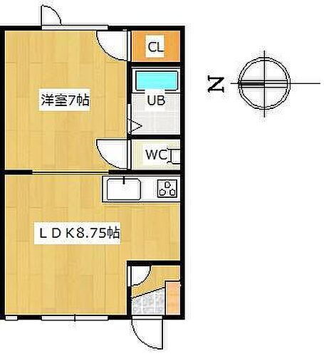 北海道北見市錦町610番地21号 北見駅 1DK アパート 賃貸物件詳細