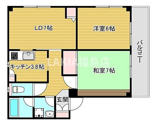 大阪府大阪市福島区海老江4丁目10-10 海老江駅 2DK マンション 賃貸物件詳細