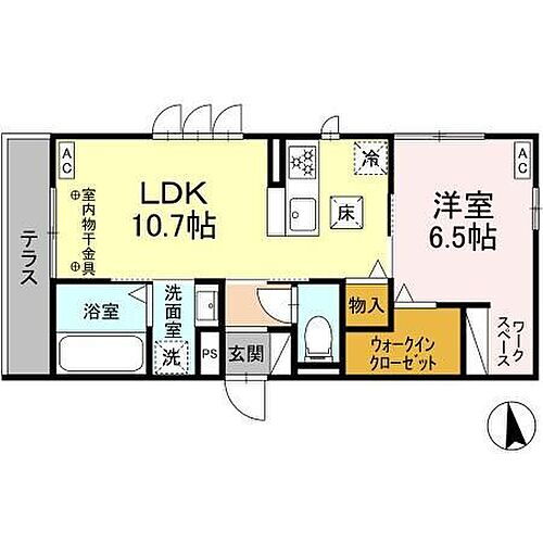 ヒルクレスト錦町 3階 1LDK 賃貸物件詳細