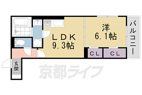 京都府城陽市久世北垣内 久津川駅 1LDK アパート 賃貸物件詳細