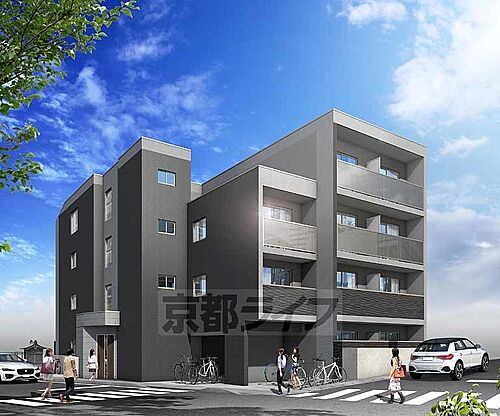 京都府城陽市寺田 地上3階地下1階建 