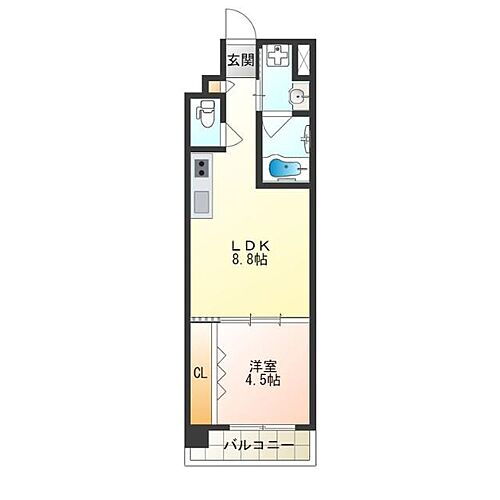 Ｗａｒｍ天下茶屋 4階 1LDK 賃貸物件詳細