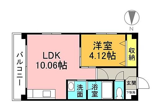 広島県広島市中区鶴見町 比治山橋駅 1LDK マンション 賃貸物件詳細