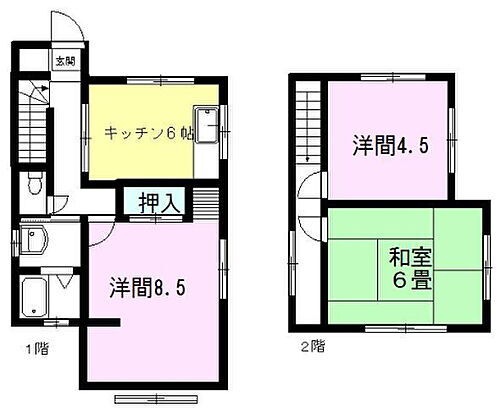 桜井貸家 3DK 賃貸物件詳細