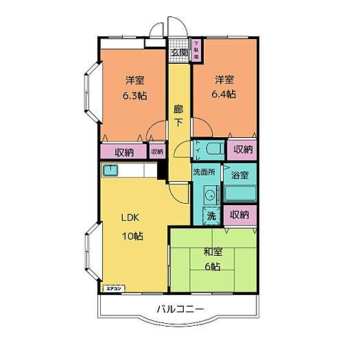 静岡県沼津市本田町 沼津駅 3LDK マンション 賃貸物件詳細