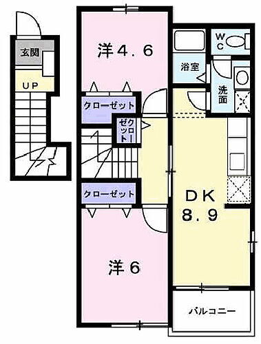 兵庫県加古郡播磨町宮北3丁目5-14 播磨町駅 2DK アパート 賃貸物件詳細