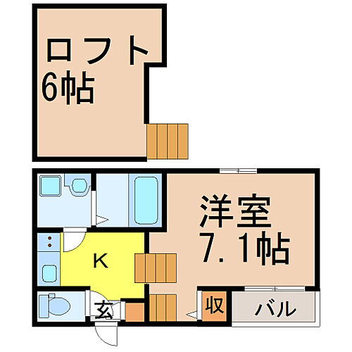 愛知県名古屋市瑞穂区惣作町3丁目 妙音通駅 1SK アパート 賃貸物件詳細