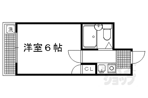 京都府京都市左京区北白川堂ノ前町 元田中駅 1K マンション 賃貸物件詳細