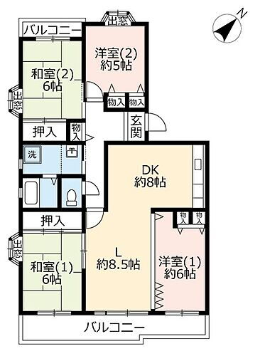 奈良県奈良市左京２丁目 賃貸マンション