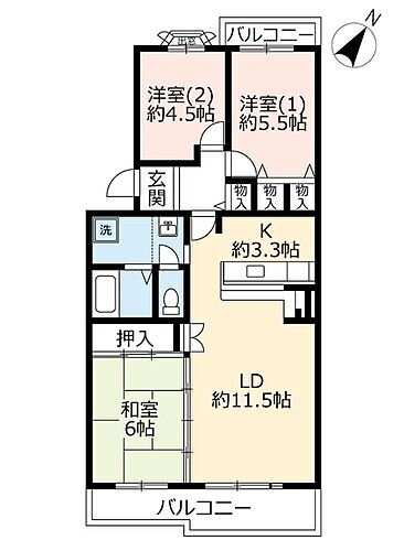 奈良県奈良市左京２丁目 賃貸マンション