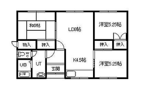 東光１２－８貸家（８） 間取り