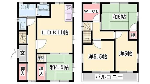 兵庫県小野市育ケ丘町 賃貸一戸建て