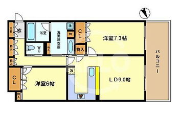  リーガル福島あみだ池　間取り