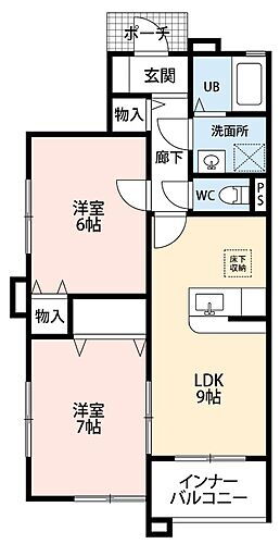 愛知県岡崎市野畑町字北浦17-1 岡崎駅 2LDK アパート 賃貸物件詳細