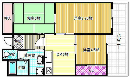 大阪府柏原市玉手町 道明寺駅 3DK マンション 賃貸物件詳細