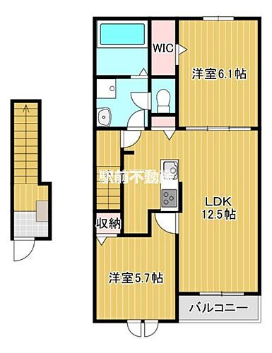 メゾンド瀬高　Ｂ 2階 2LDK 賃貸物件詳細