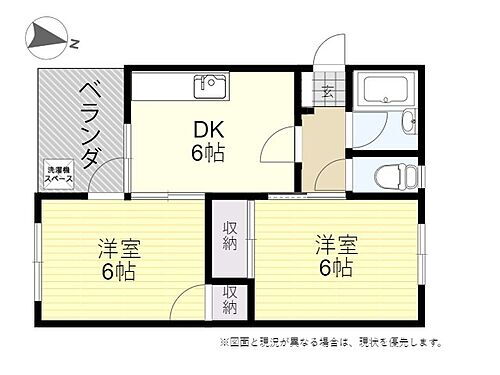 大分県大分市東浜1丁目2番7号 牧駅 2DK アパート 賃貸物件詳細