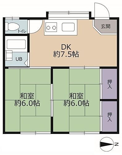 埼玉県鶴ヶ島市大字下新田 2階建 築36年9ヶ月