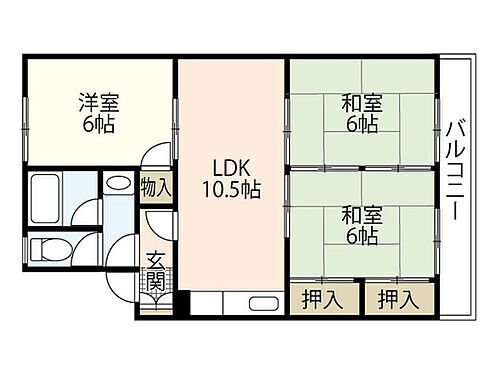 広島県広島市安芸区矢野東5丁目 矢野駅 3LDK アパート 賃貸物件詳細