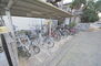 ジャルディーノ壱番館 敷地内には入居者専用の駐輪スペースもあります。 