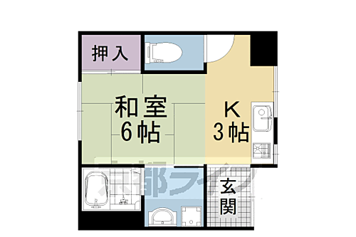 京都府京都市左京区大菊町 テラスハウス