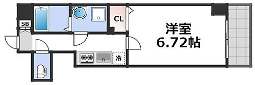 ファステート難波ＳＯＵＴＨベック 4階 1K 賃貸物件詳細