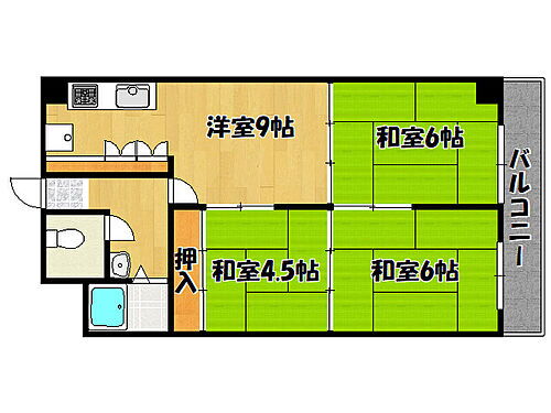 兵庫県明石市東野町 明石駅 3DK マンション 賃貸物件詳細