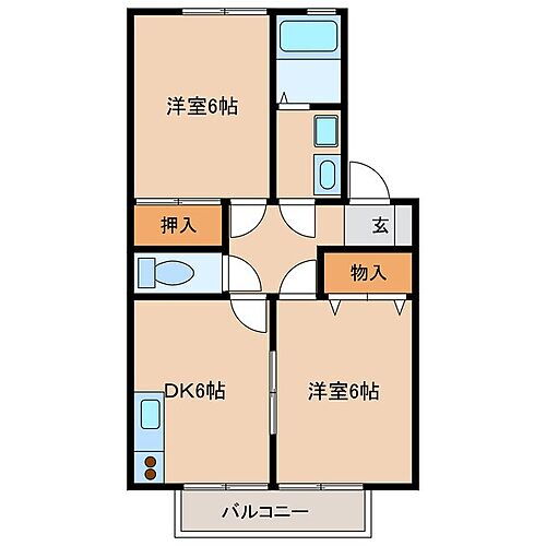 長野県上田市中野 塩田町駅 2DK アパート 賃貸物件詳細