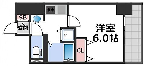 リンクパラッツオ上本町 2階 1K 賃貸物件詳細