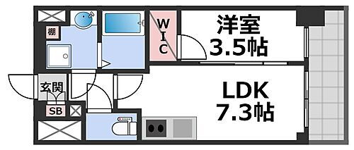 エスリードレジデンス大阪天王寺 9階 1LDK 賃貸物件詳細