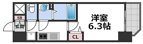 大阪府大阪市西区境川2丁目 九条駅 1K マンション 賃貸物件詳細
