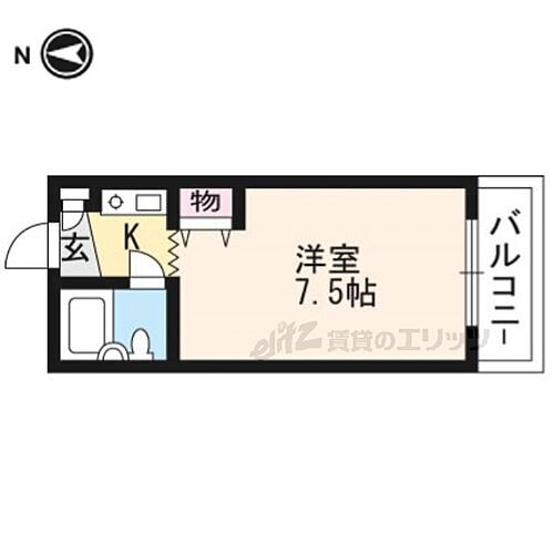 京都府京都市右京区嵯峨天龍寺若宮町 賃貸マンション