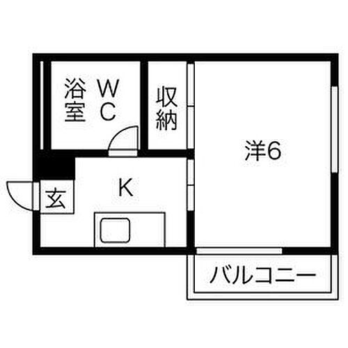 愛知県名古屋市西区城町 上小田井駅 1K マンション 賃貸物件詳細