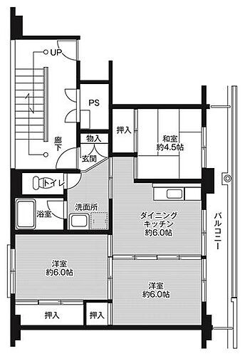 ビレッジハウス大田原１号棟 2階 3DK 賃貸物件詳細