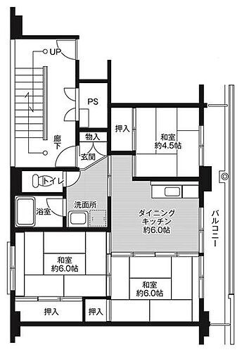 ビレッジハウスあだたら２号棟 3階 3DK 賃貸物件詳細