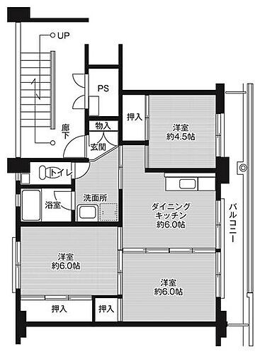 山口県宇部市大字船木503-1 厚東駅 3DK マンション 賃貸物件詳細