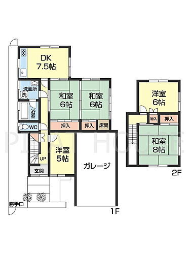 和歌山県和歌山市直川 六十谷駅 5DK 一戸建て 賃貸物件詳細