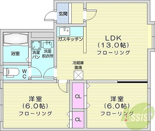 北海道札幌市北区新琴似十二条10丁目 新琴似駅 2LDK アパート 賃貸物件詳細
