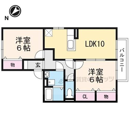 滋賀県甲賀市水口町八光 水口石橋駅 2LDK アパート 賃貸物件詳細