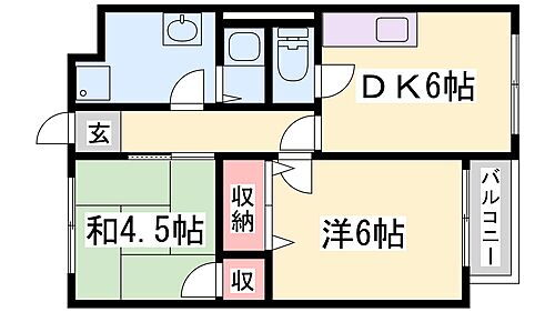 兵庫県神戸市北区南五葉6丁目 鈴蘭台駅 2DK マンション 賃貸物件詳細