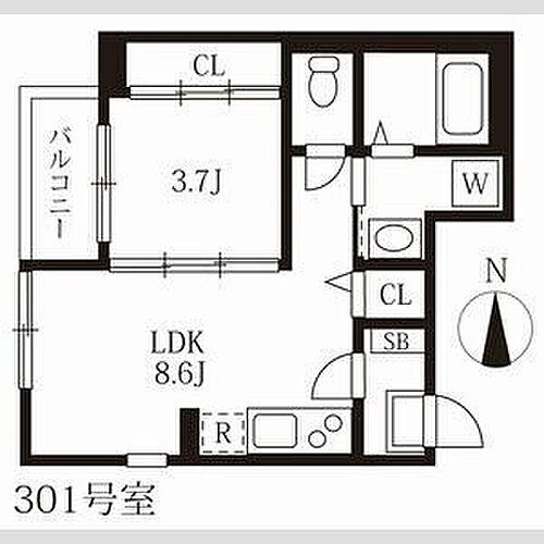 愛知県名古屋市熱田区二番2丁目 六番町駅 1LDK アパート 賃貸物件詳細