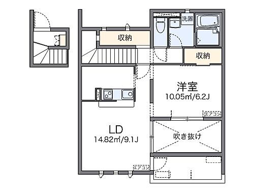 福岡県筑紫野市大字原田456-28 原田駅 1LDK アパート 賃貸物件詳細