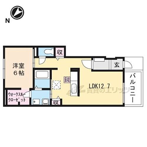 滋賀県近江八幡市中小森町 近江八幡駅 1LDK アパート 賃貸物件詳細