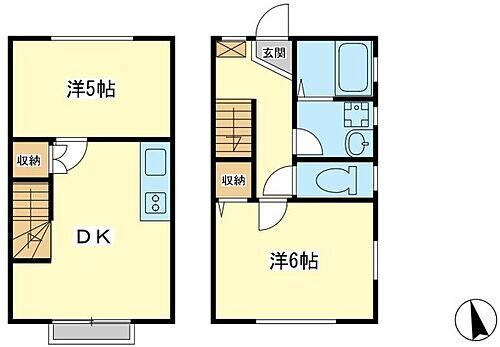 ミント安田 2階 2DK 賃貸物件詳細