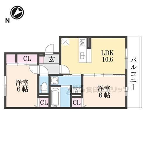京都府京都市右京区嵯峨釈迦堂門前瀬戸川町 賃貸アパート