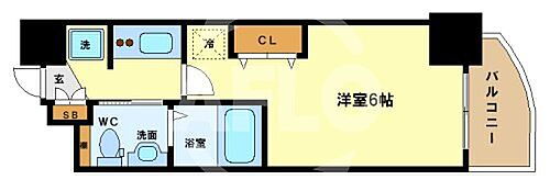 大阪府大阪市西区九条南2丁目 九条駅 1K マンション 賃貸物件詳細