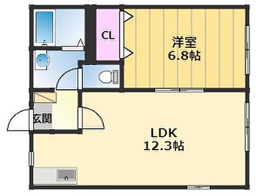 大阪府泉大津市東港町3-6 泉大津駅 1LDK アパート 賃貸物件詳細